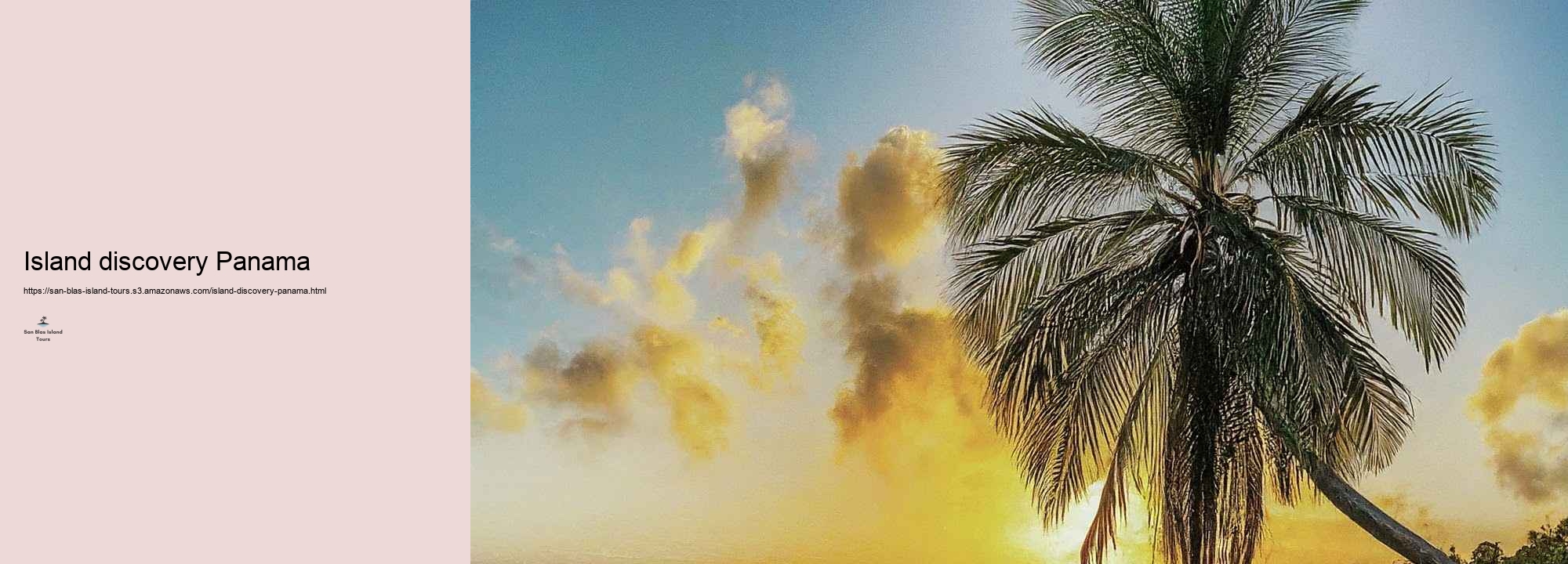 Sustainable Tourism in San Blas: Supporting the Neighborhood Guna Neighborhood