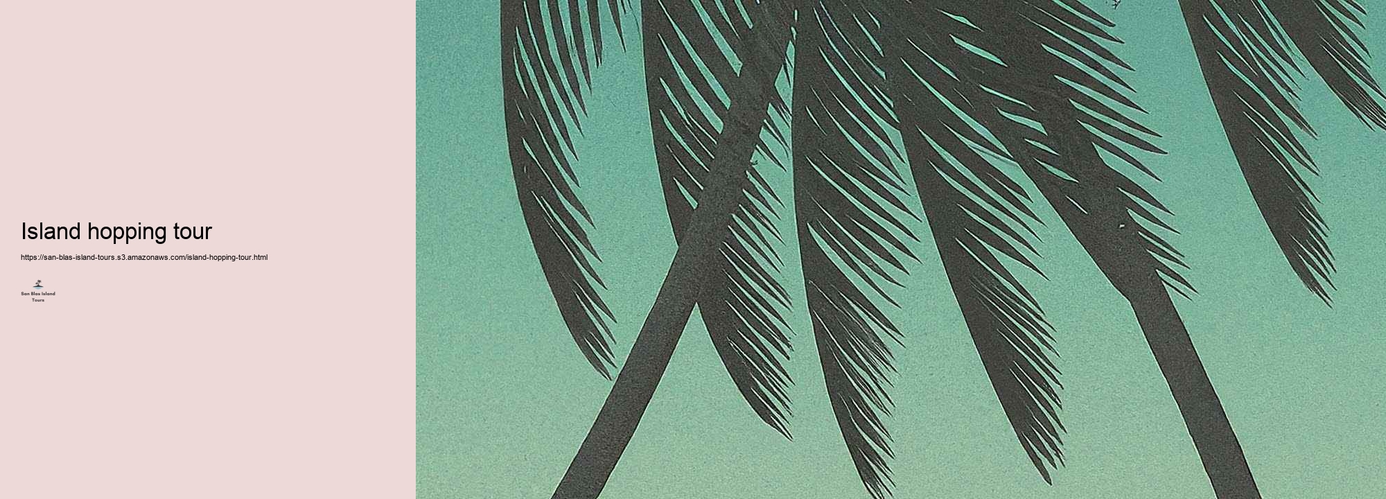 Lasting Tourist in San Blas: Maintaining the Regional Guna Neighborhood