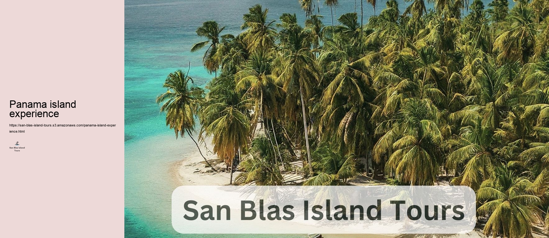 Panama island experience