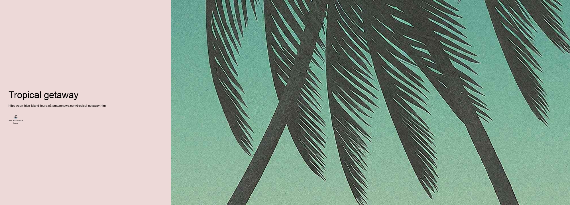 Sustainable Tourist in San Blas: Sustaining the Community Guna Location